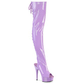 Pleaser Delight 3017 Lavender Patent Platform Shoes